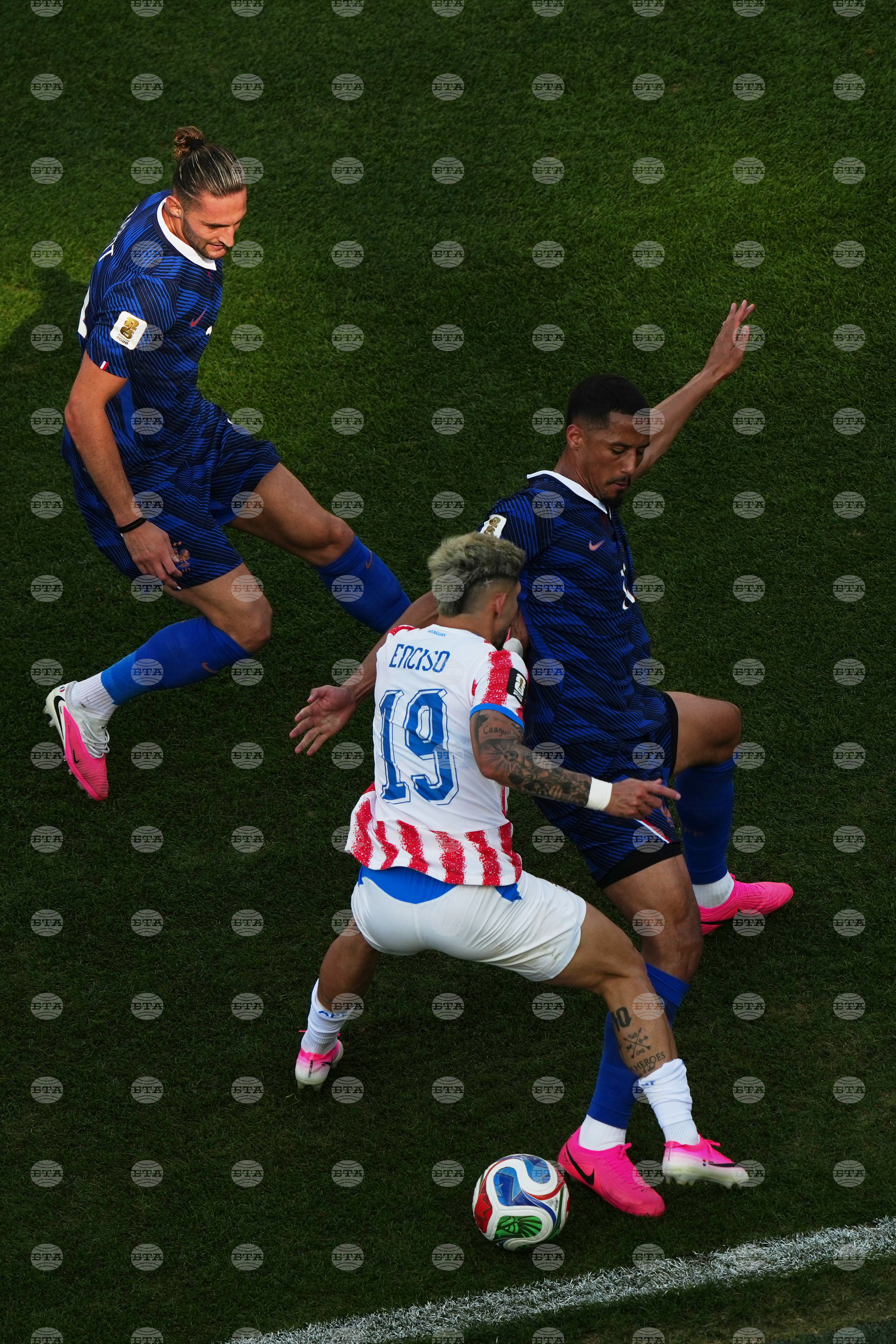 Paraguay France WCup Soccer