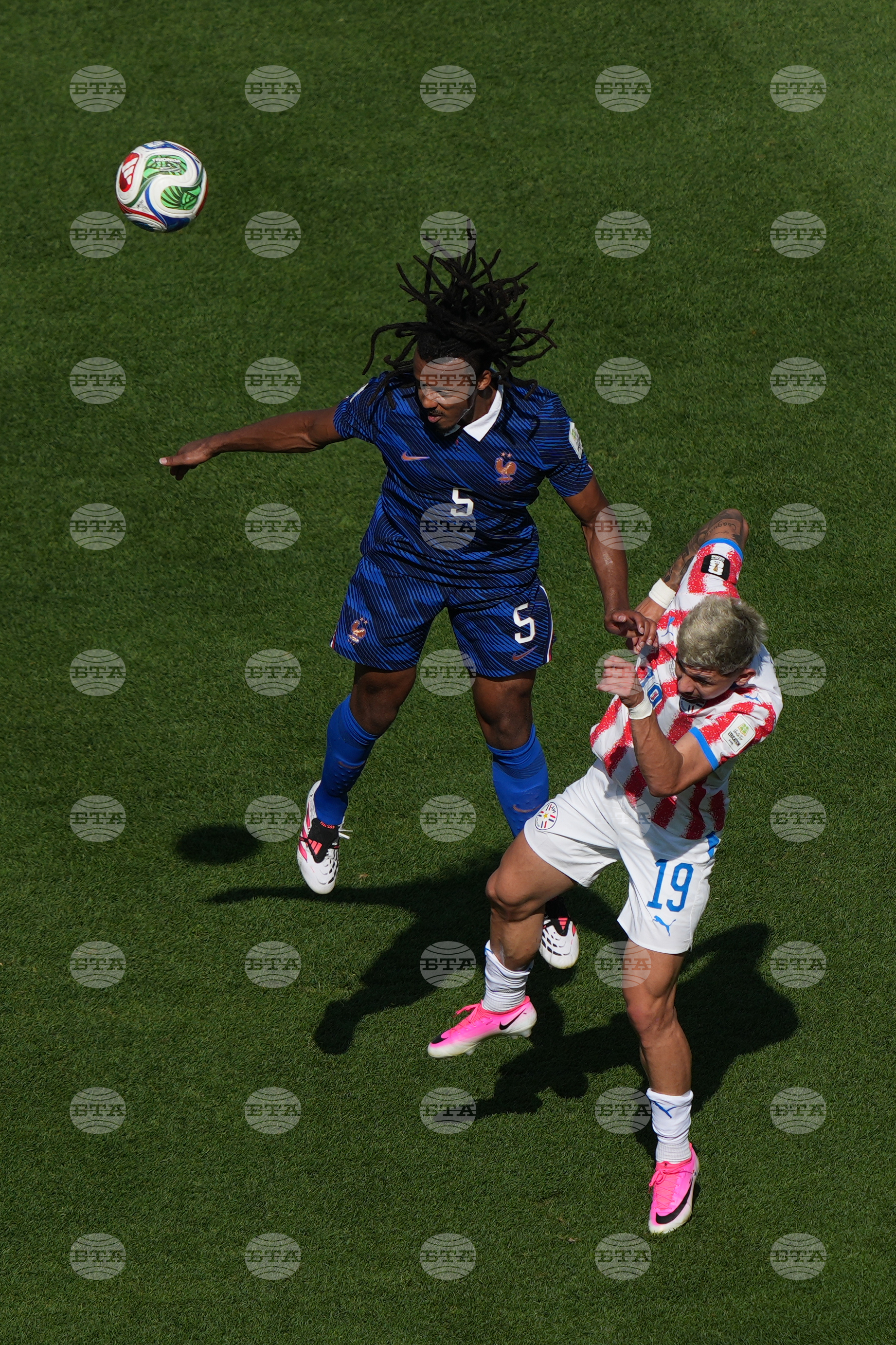 Paraguay France WCup Soccer