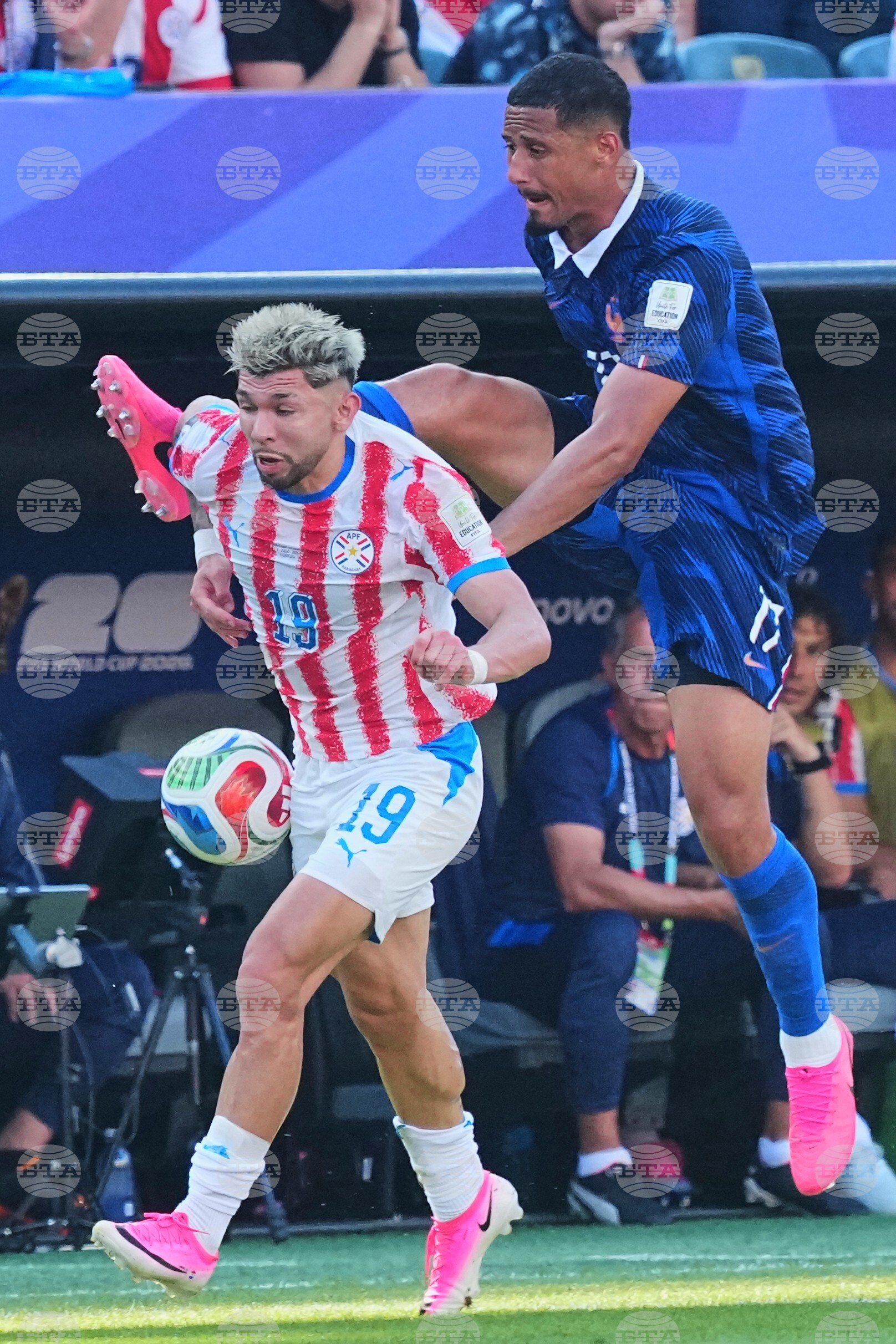 Paraguay France WCup Soccer