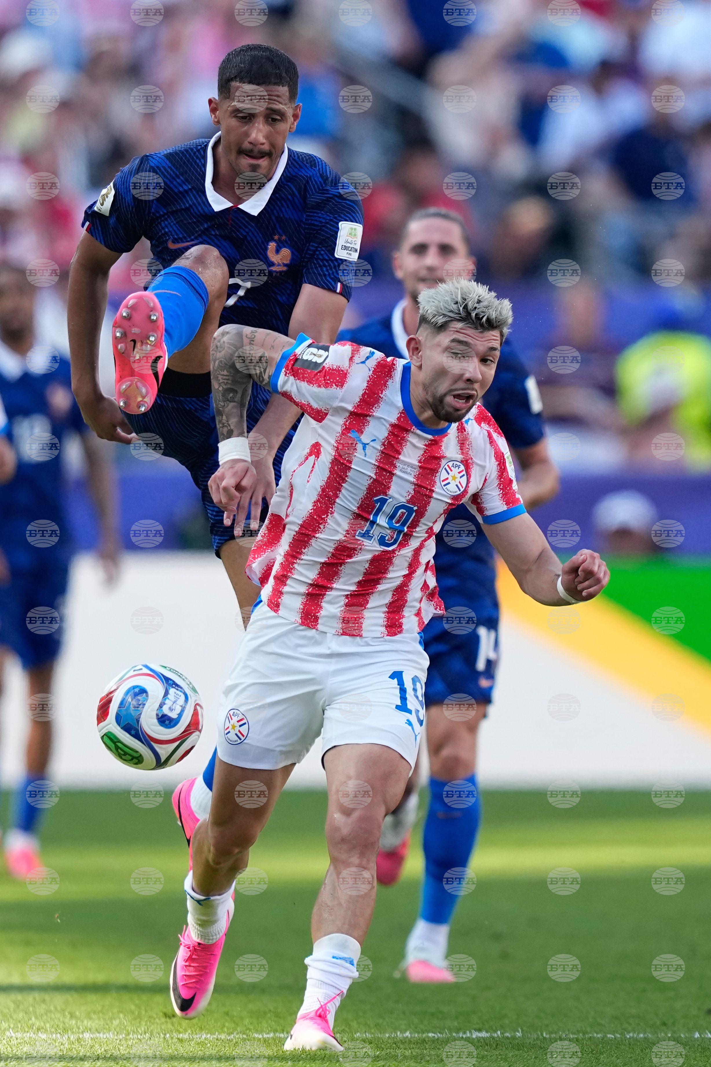 Paraguay France WCup Soccer