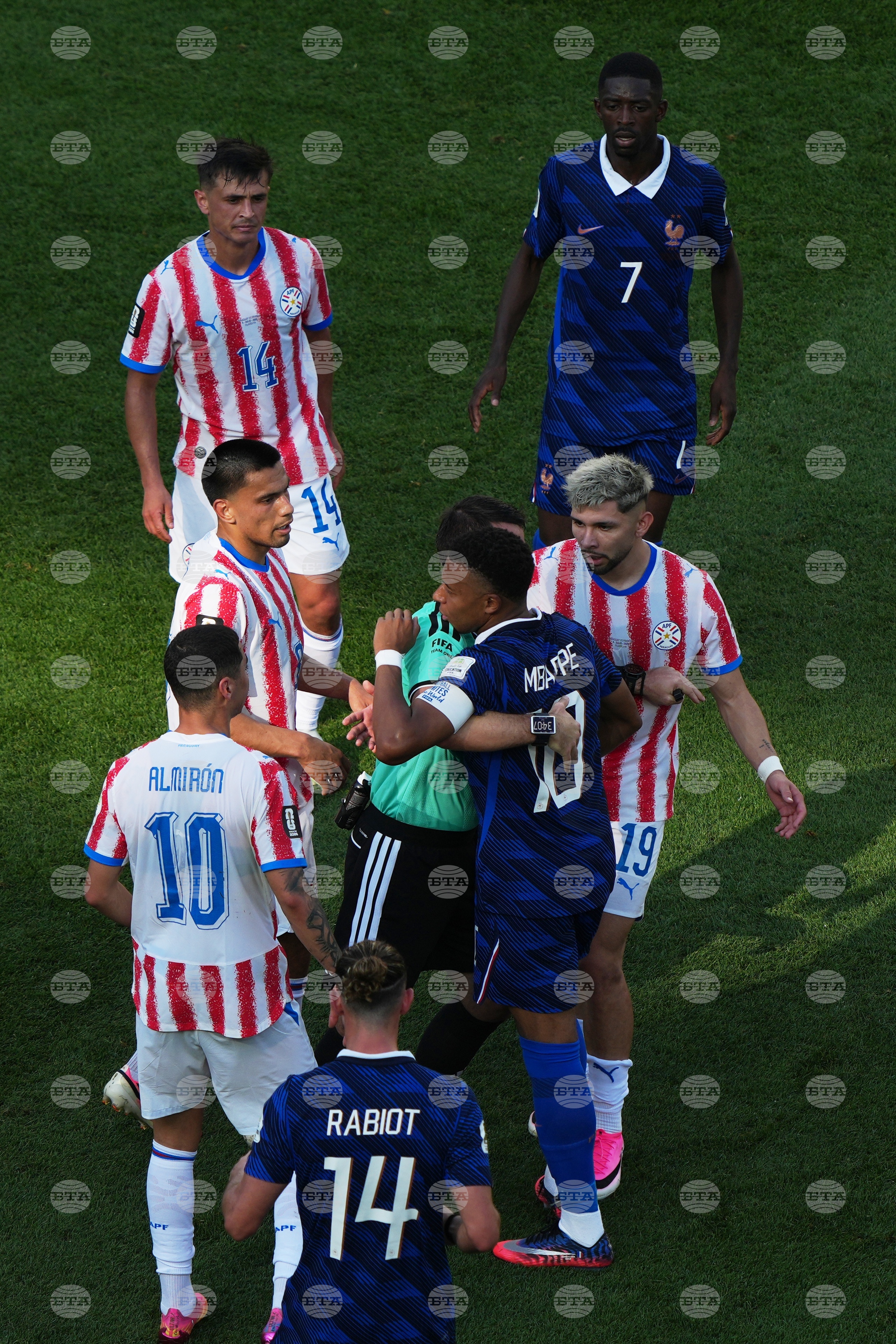 Paraguay France WCup Soccer