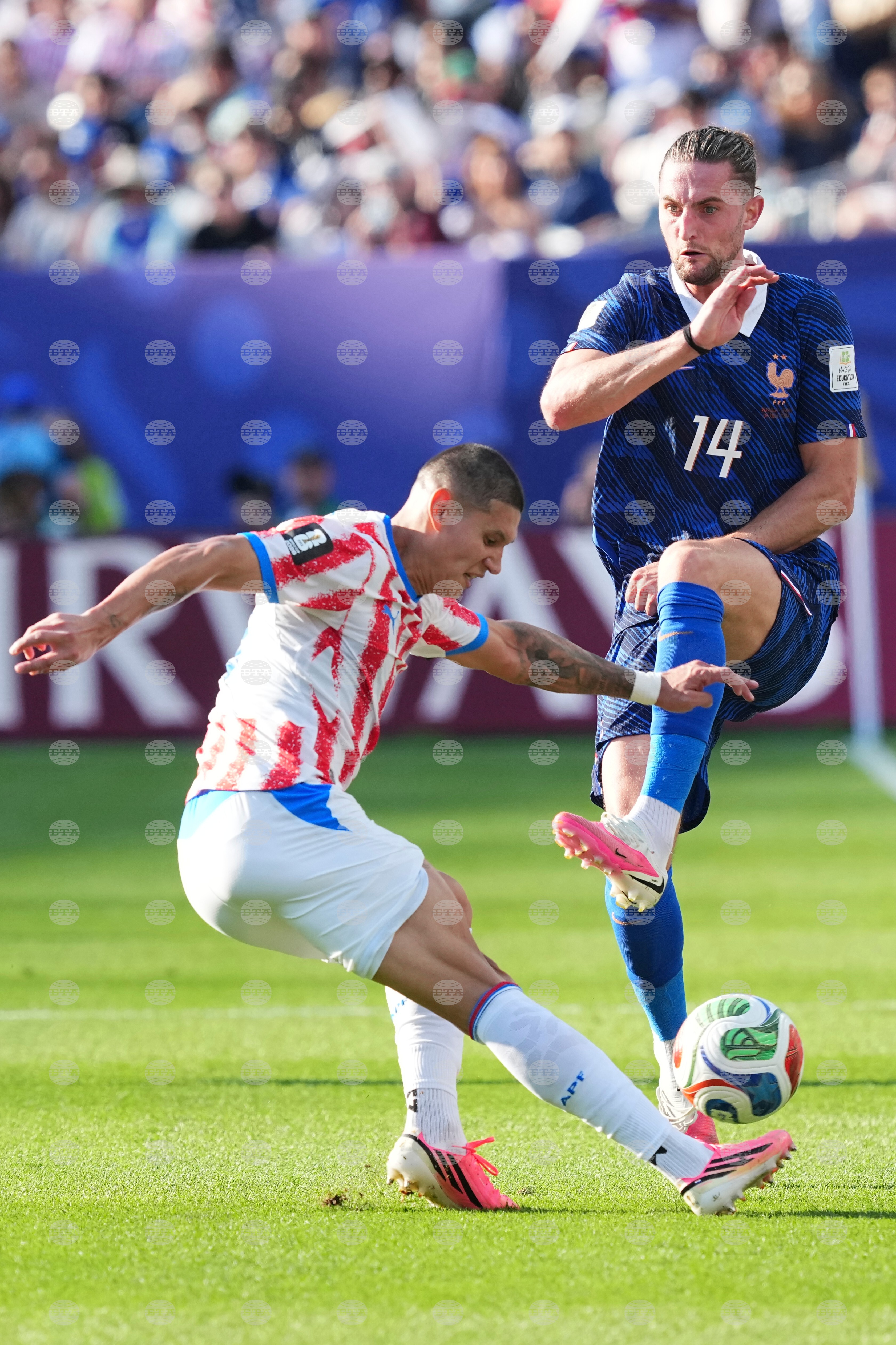 Paraguay France WCup Soccer