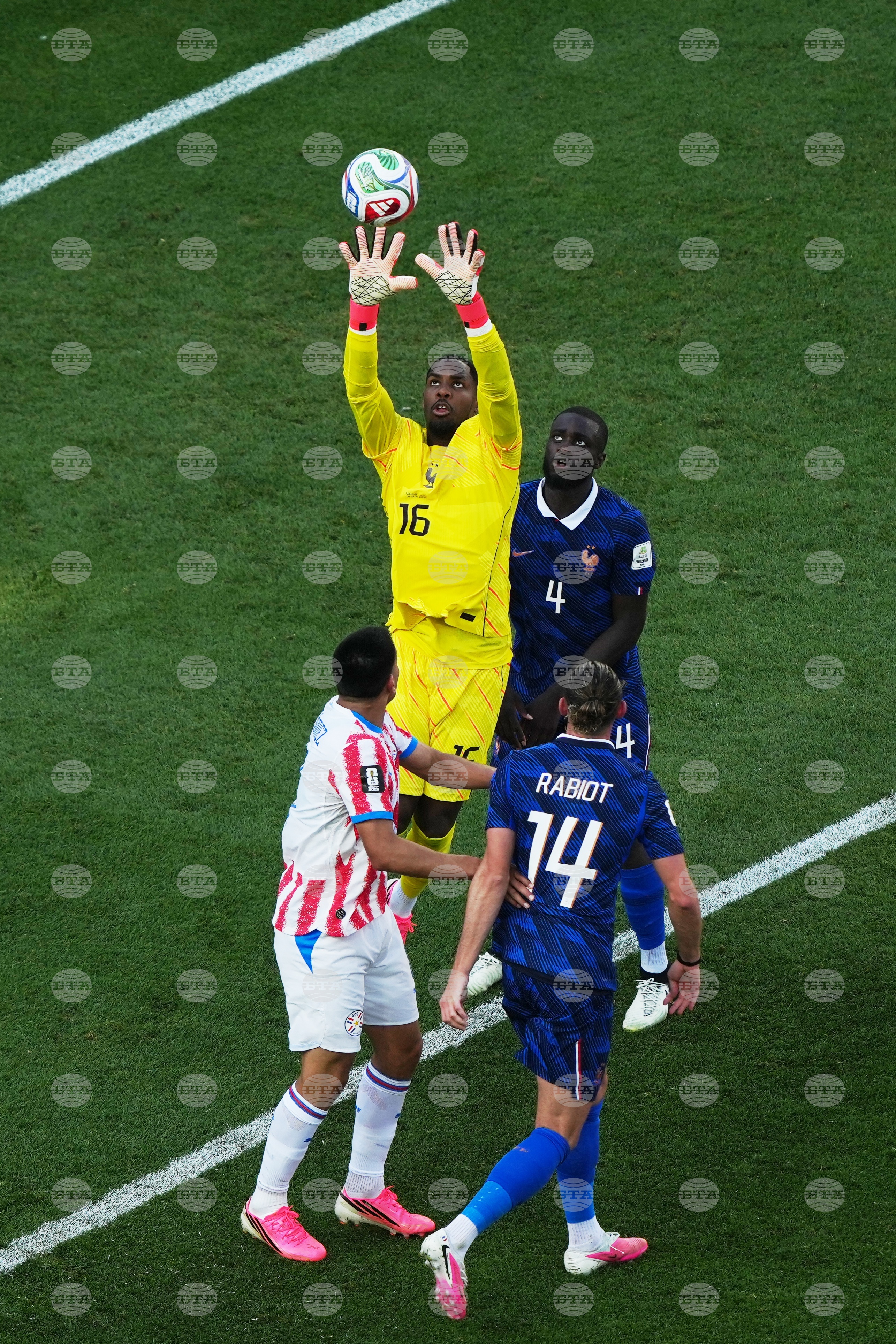 Paraguay France WCup Soccer