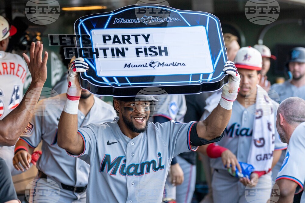Marlins Athletics Baseball