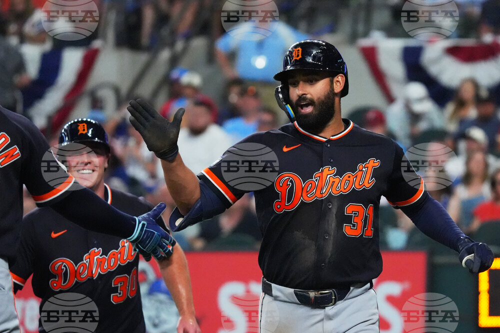 Tigers Rangers Baseball