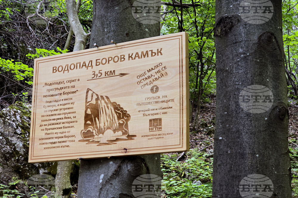Враца - туристи - Боров камък