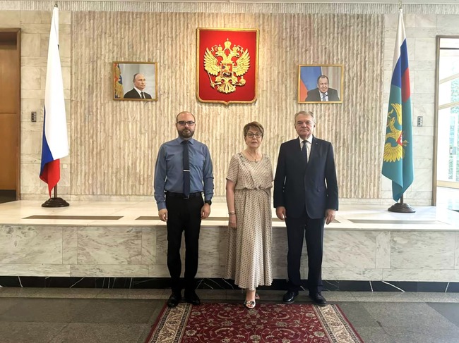 ПП АБВ: Румен Петков и Георги Стамболиев представиха пред посланик Елеонора Митрофанова програма за съвместни българо-руски чествания на Плевенската епопея и Освободителната война през 2027 г.
