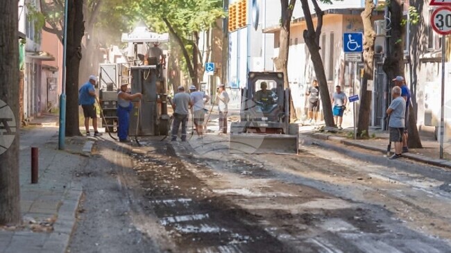 Започна обновяването на централна улица в Пловдив