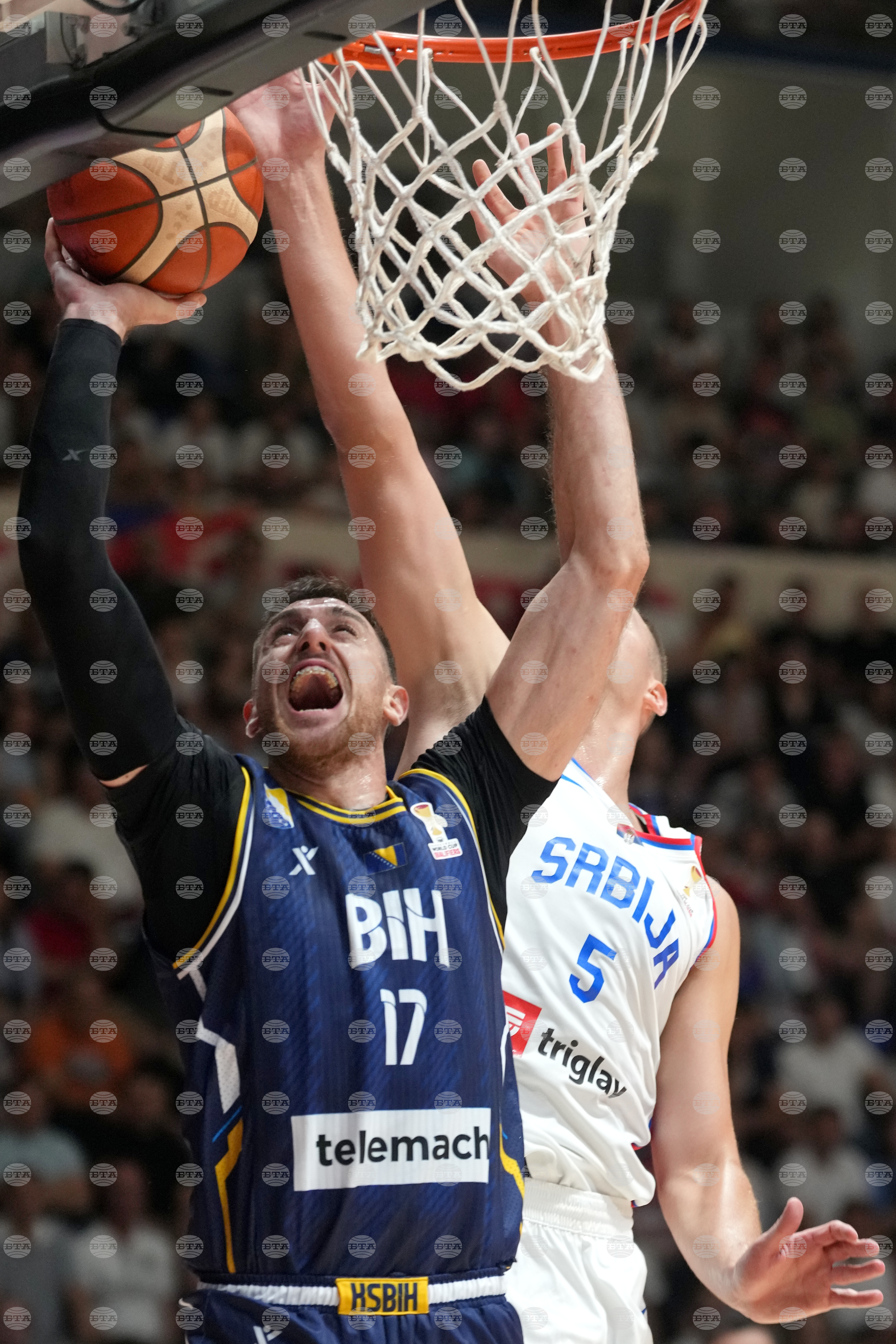 Serbia Bosnia Basketball