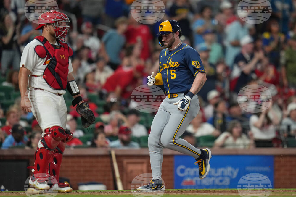Brewers Cardinals Baseball