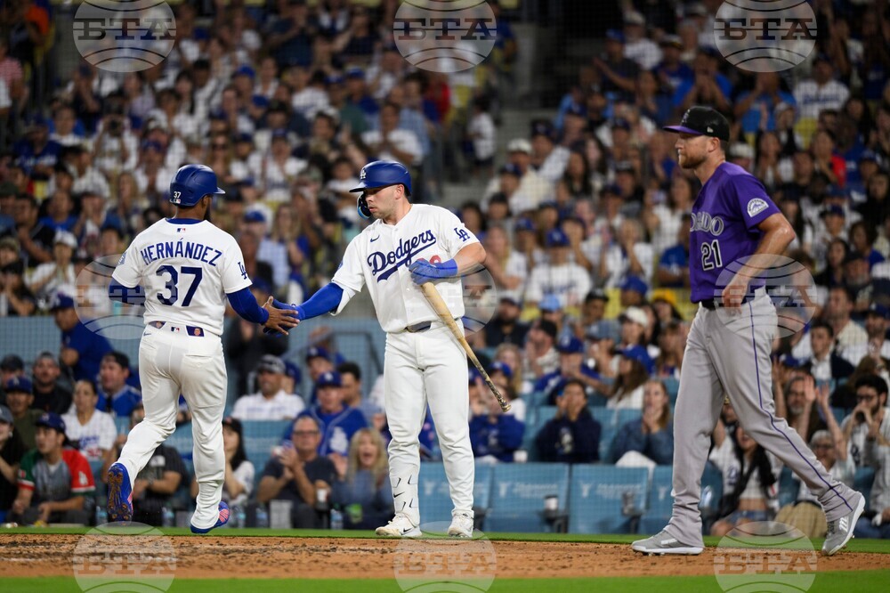 Rockies Dodgers Baseball