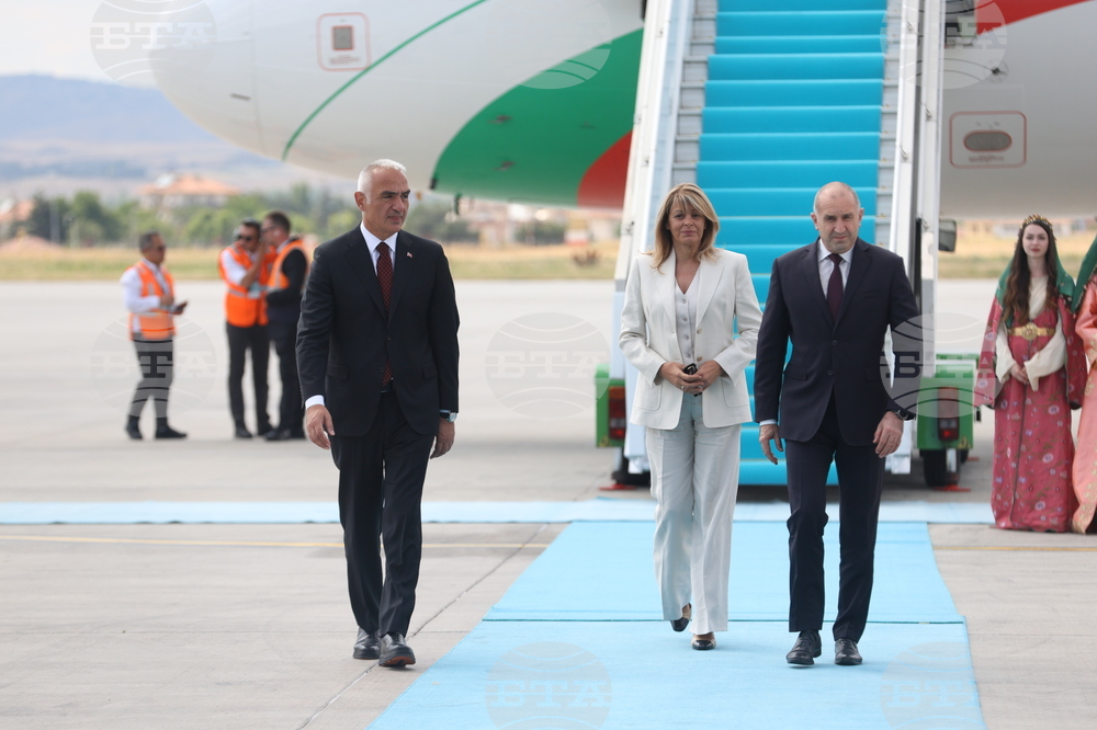 PM Radev Arrives in Ankara to Attend NATO Summit