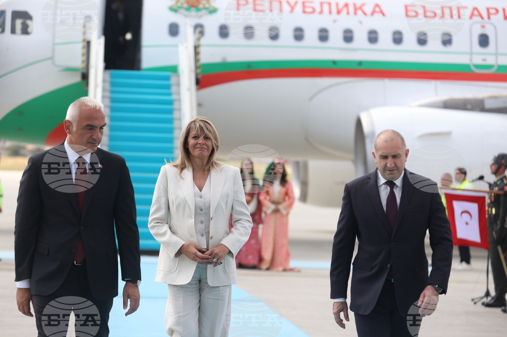 Турция - Анкара - Румен Радев - посрещане