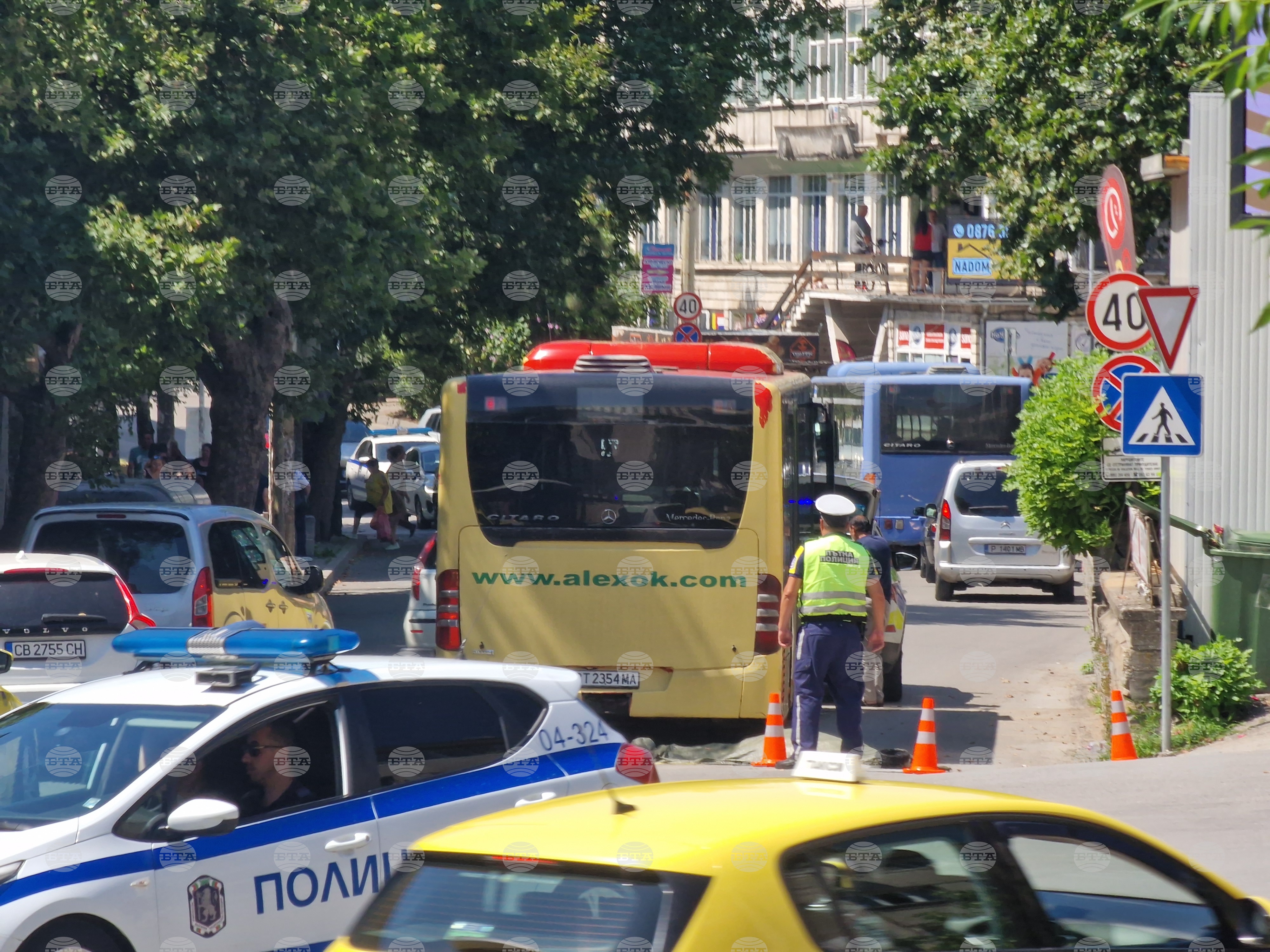 Жена на 73 години е загиналият пешеходец, ударен от автобус в центъра на Велико Търново