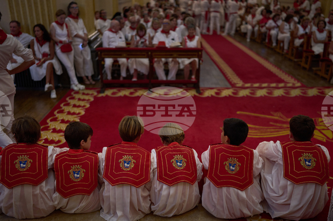 Spain Running of the Bulls
