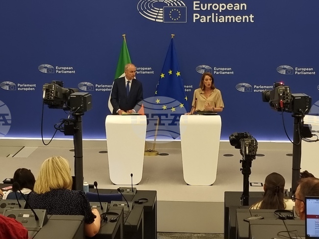 Премиерът на Ирландия Михол Мартин представи пред Европейския парламент приоритетите на ирландското председателство на ЕС