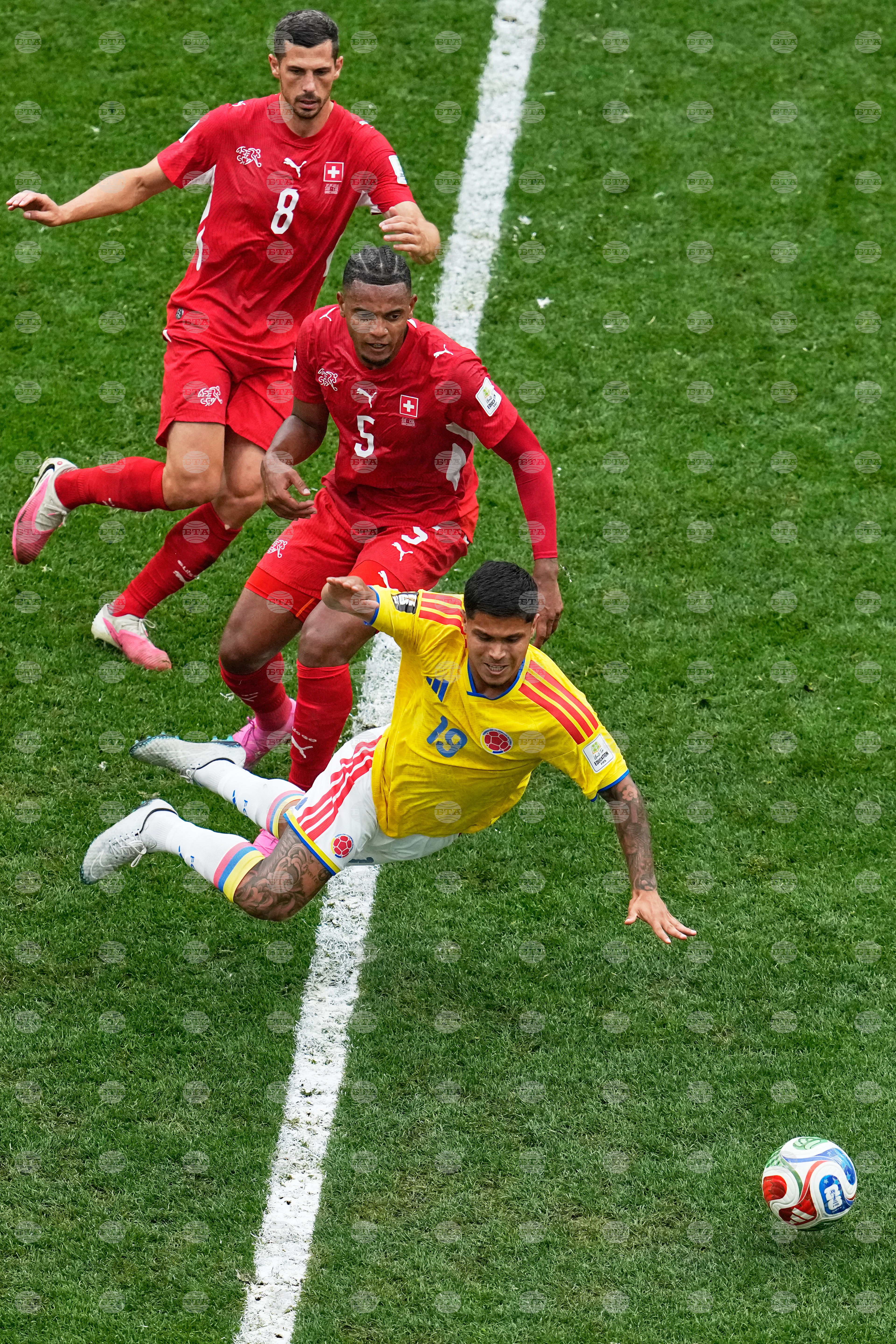 Colombia Switzerland WCup Soccer