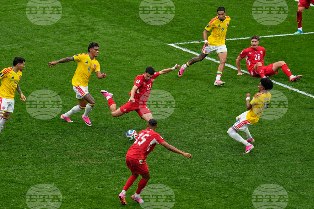Colombia Switzerland WCup Soccer