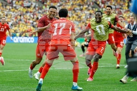 Colombia Switzerland WCup Soccer