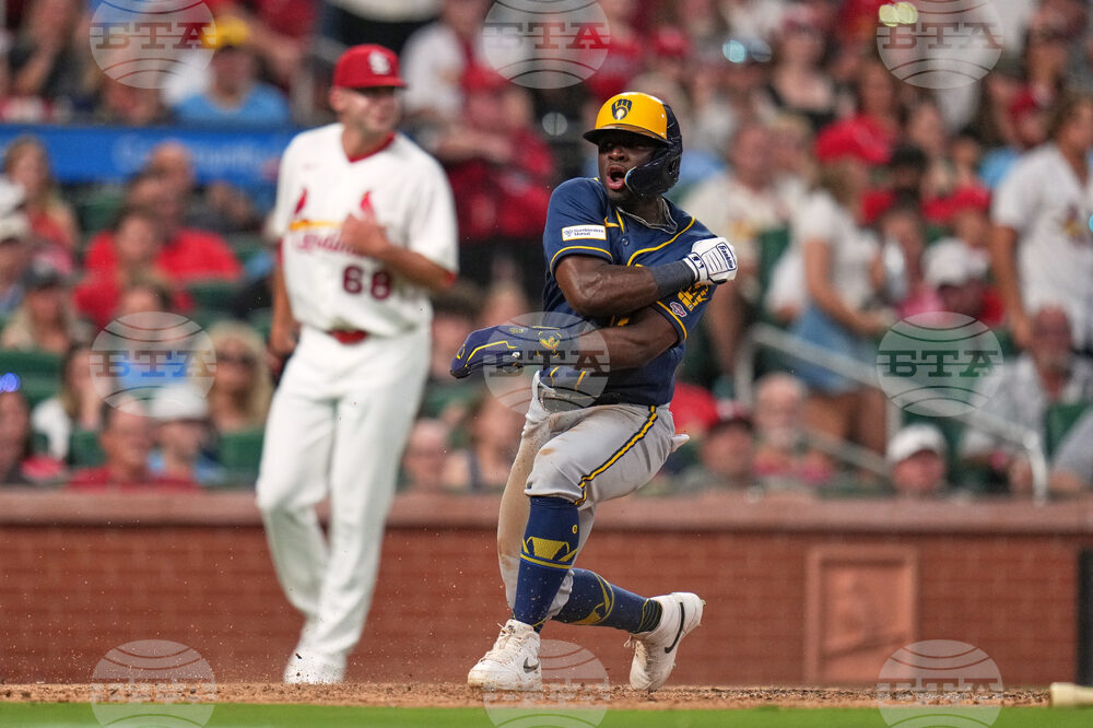 Brewers Cardinals Baseball