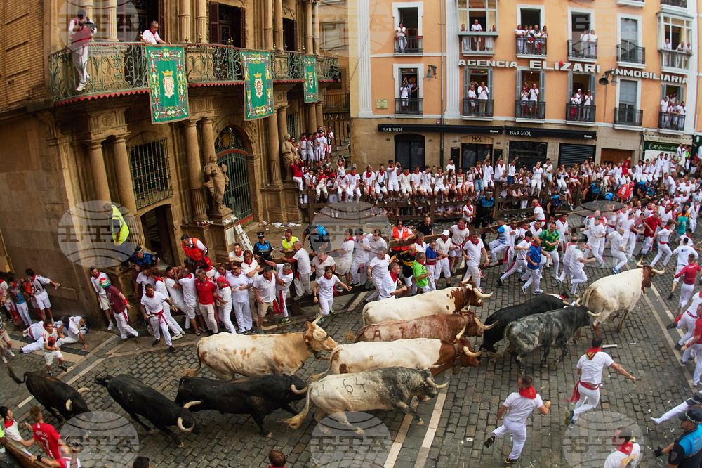 Spain Running of the Bulls