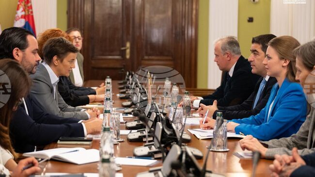 ГПБ: Председателят на грузинския парламент се срещна със сръбския си колега