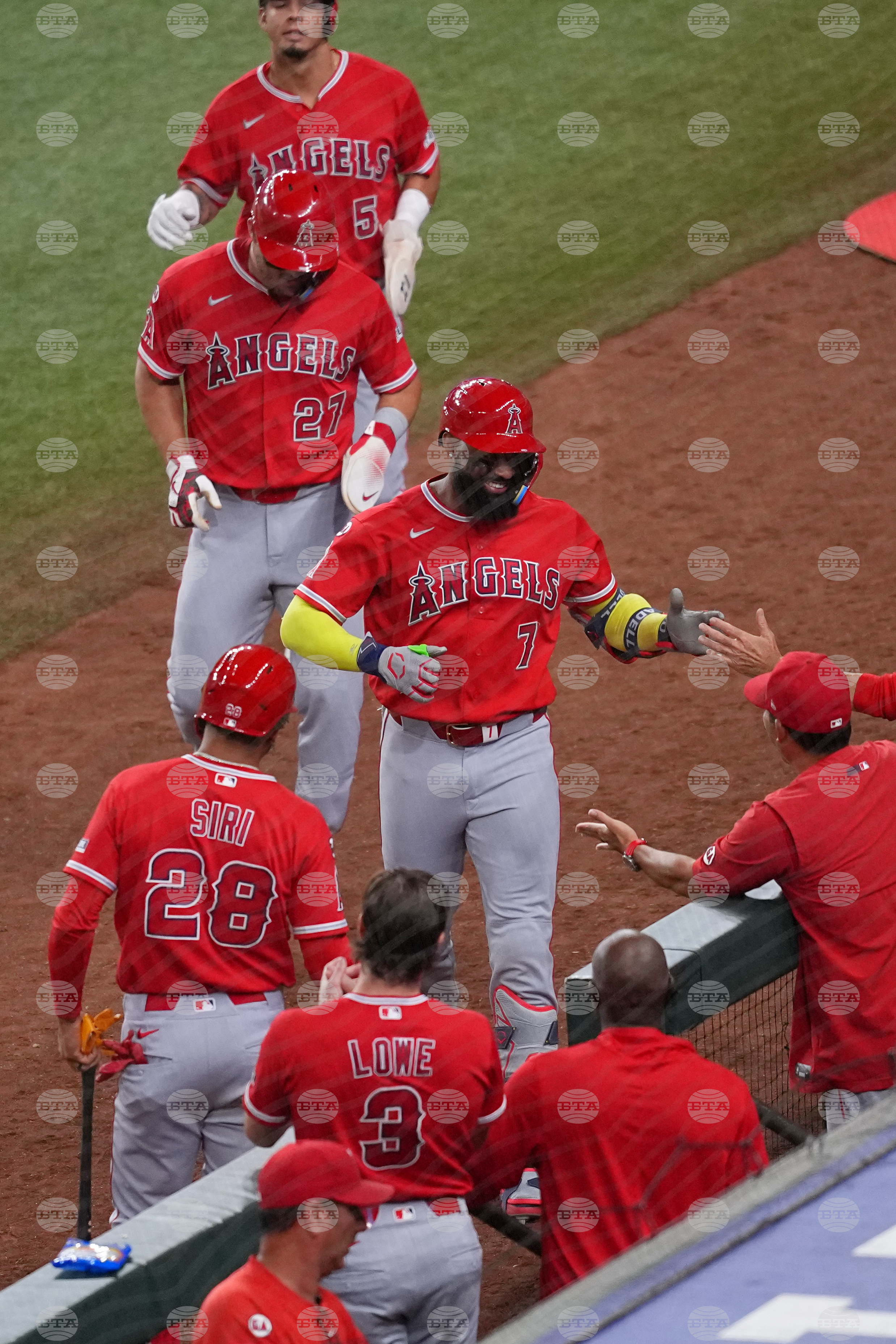 Angels Rangers Baseball