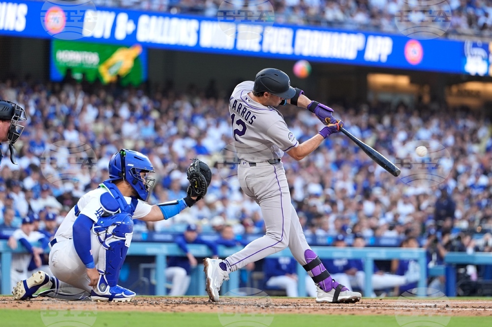 Rockies Dodgers Baseball