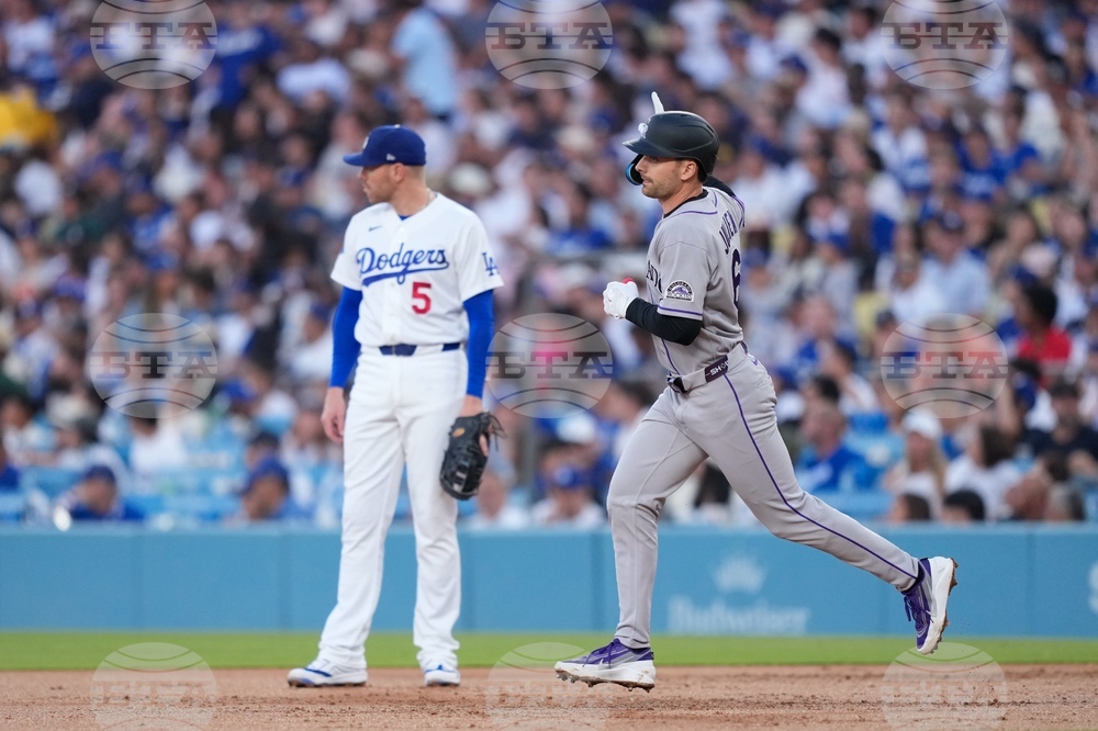 Rockies Dodgers Baseball