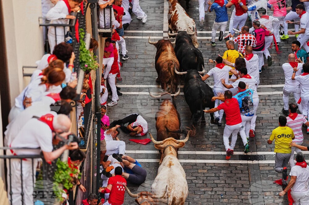 Spain Running of the Bulls