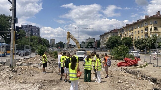 Експерти от Столичната община обучиха на терен студенти от Университета по архитектура, строителство и геодезия