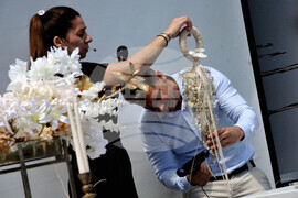 Бургас - изложение за цветя - Петер Пенцел - демонстрация