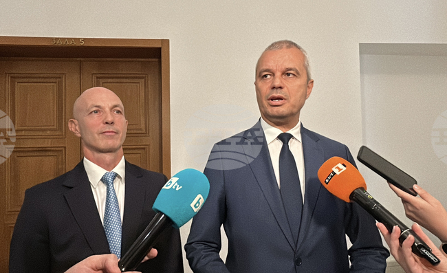 Народно събрание - Костадин Костадинов - брифинг