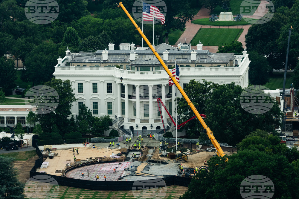 APTOPIX Trump White House Helipad