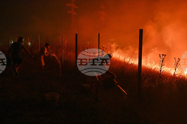 APTOPIX Greece Wildfires