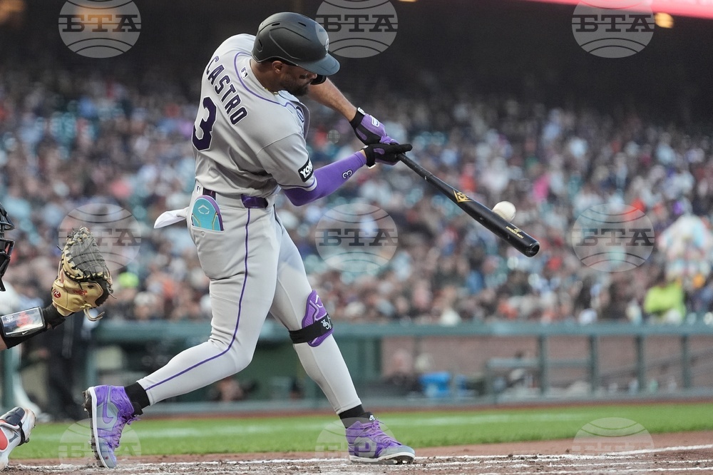Rockies Giants Baseball