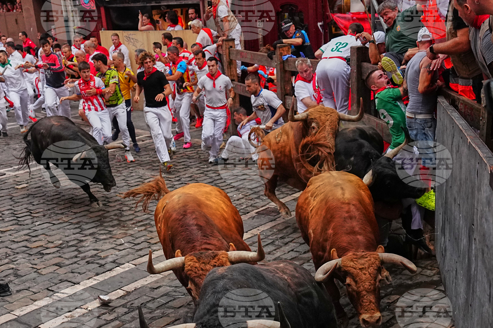 Spain Running of the Bulls