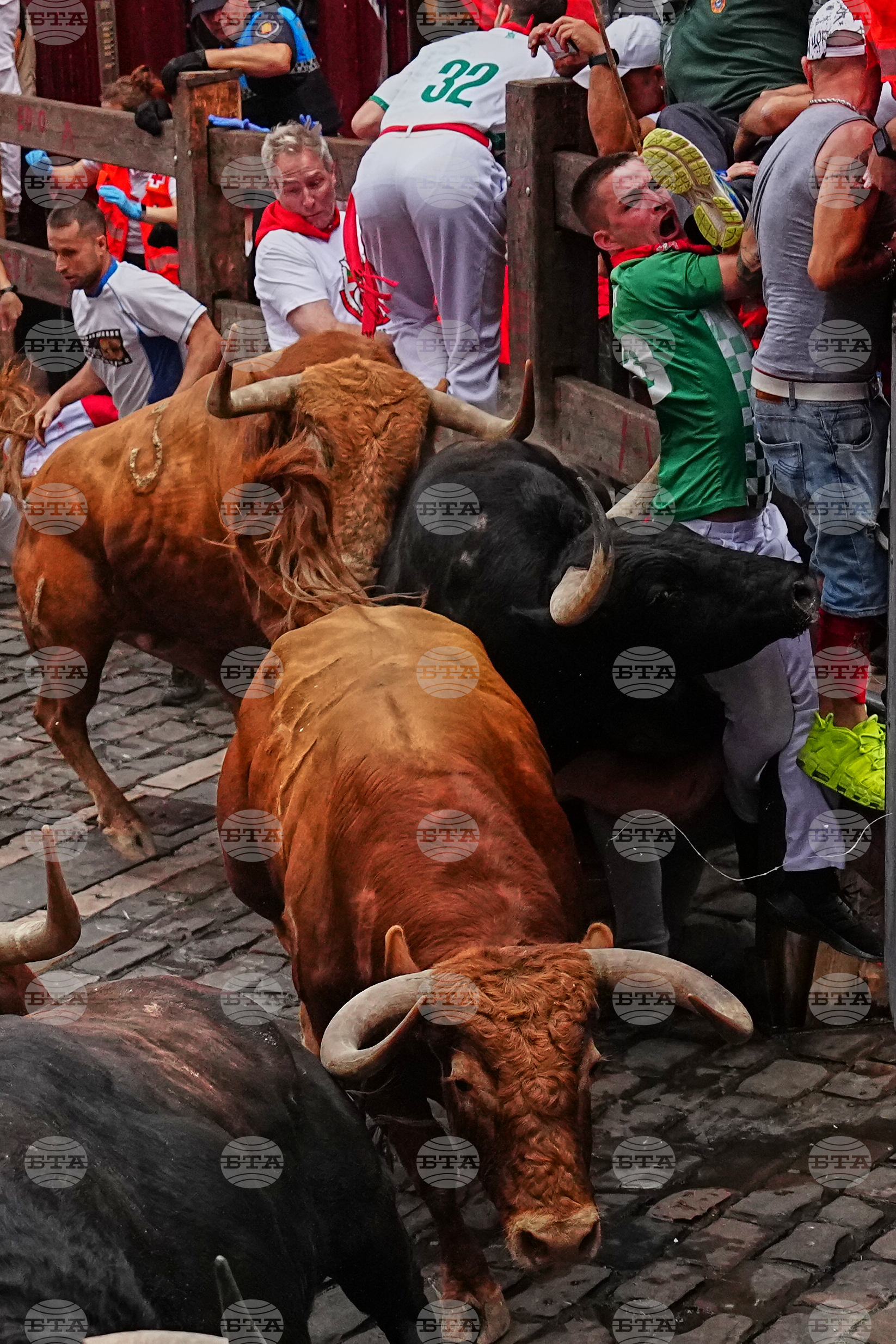 Spain Running of the Bulls