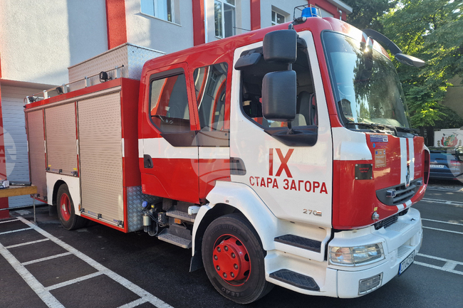 Пожар гори в района на старозагорския квартал „Лозенец“ 