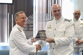 Бургас - Противоминна военноморска група „MCM Black Sea“ - смяна на командването