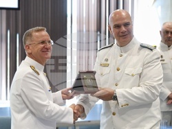 Бургас - Противоминна военноморска група „MCM Black Sea“ - смяна на командването