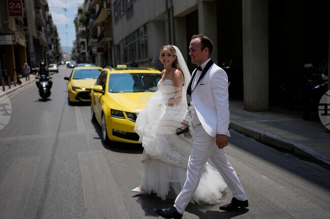 APTOPIX Greece Daily Life
