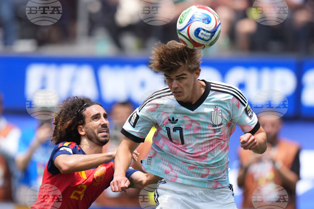 Belgium Spain WCup Soccer