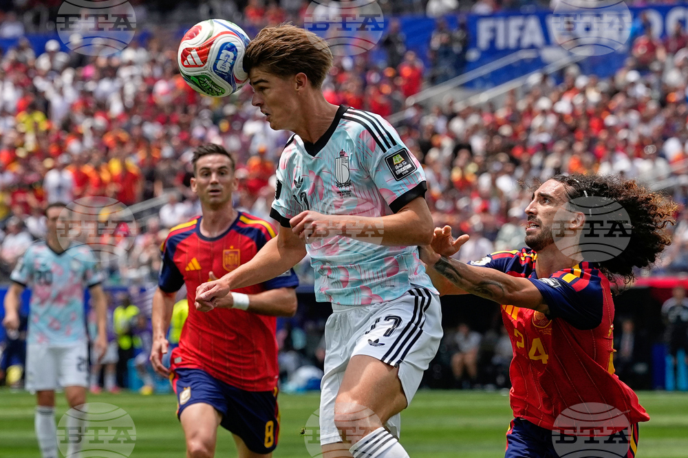 APTOPIX Belgium Spain WCup Soccer