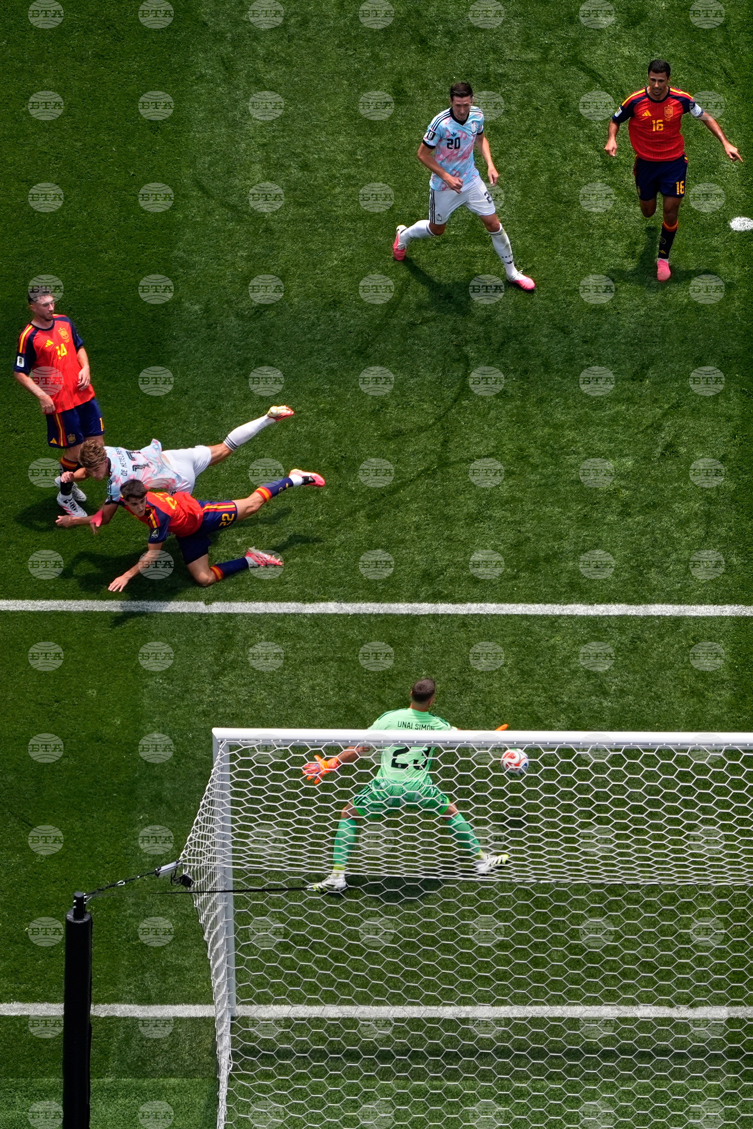 Belgium Spain WCup Soccer