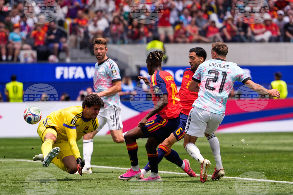APTOPIX Belgium Spain WCup Soccer