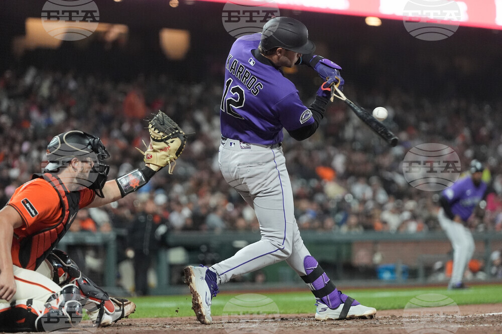 Rockies Giants Baseball