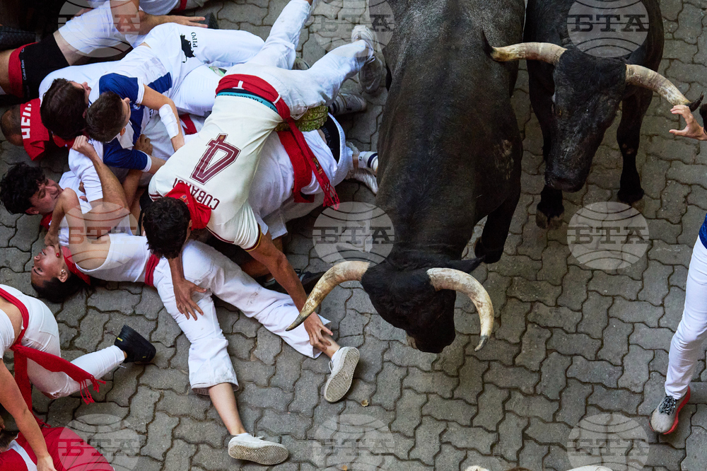 Spain Running of the Bulls