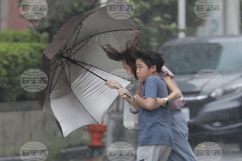 Taiwan Extreme Weather Asia Storms