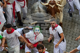 APTOPIX Spain Running of the Bulls